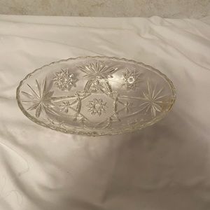 Vintage glass dish